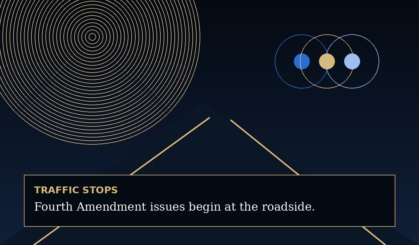 Florida roadway and traffic-stop setting for Flock Safety camera analysis